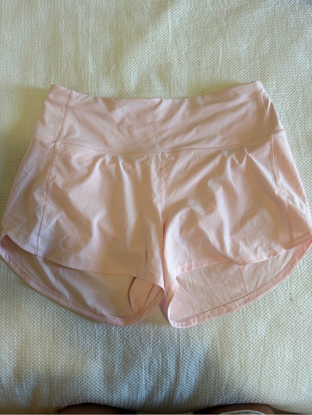WORN ONCE lululemon Speed Up Short High-Rise 4"  in Strawberry Milkshake